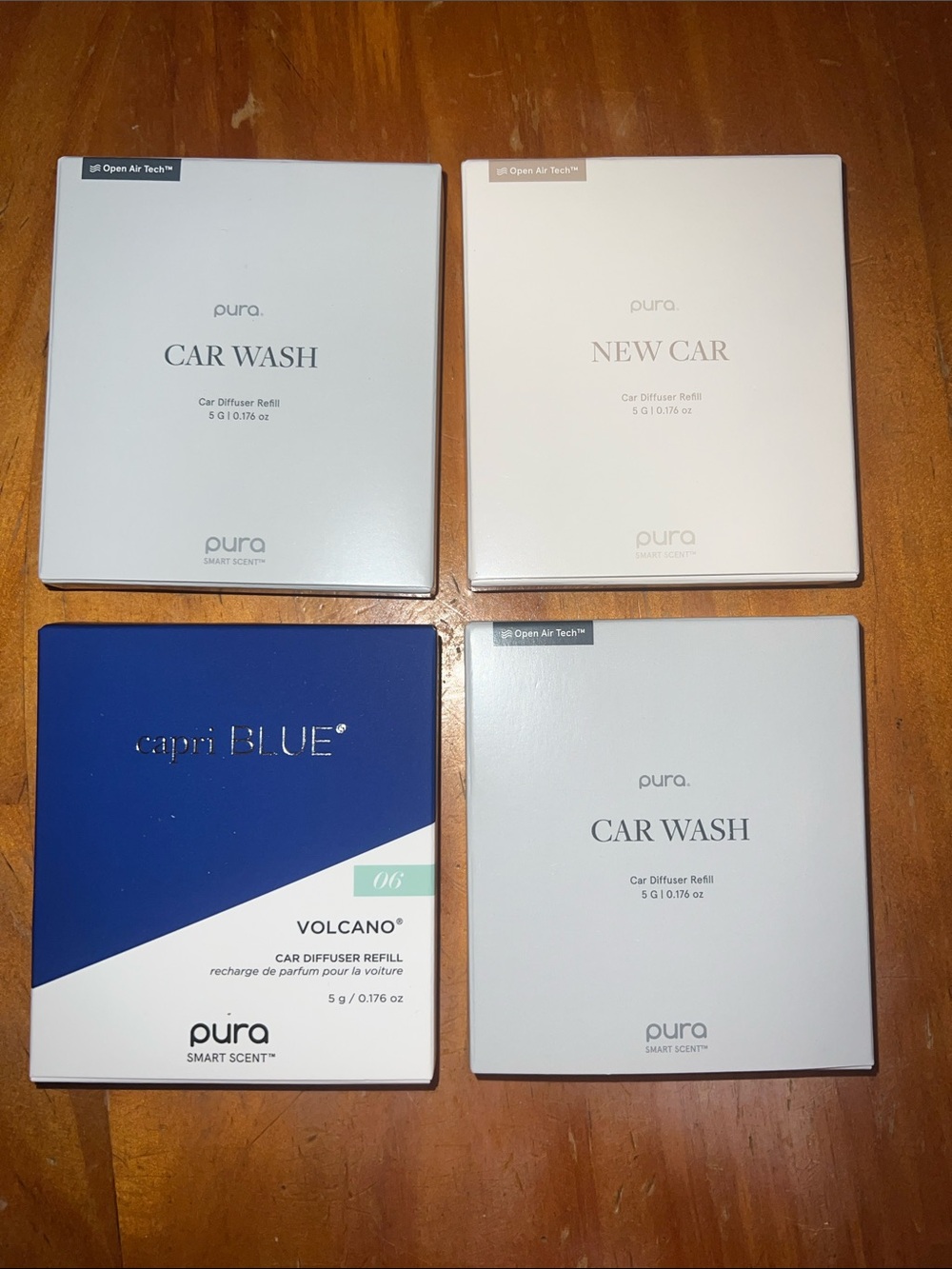 pura Car Diffuser Refill Variety Pack - White & Blue Scents